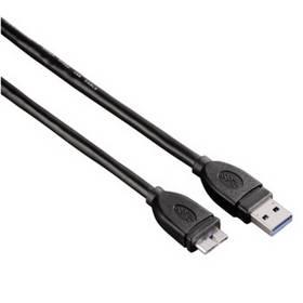 Kabel Hama USB 3.0 A -> micro B, 0,75 m (53749) černý